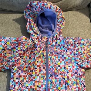Toddler Girl’s Columbia fleece lined rain coat